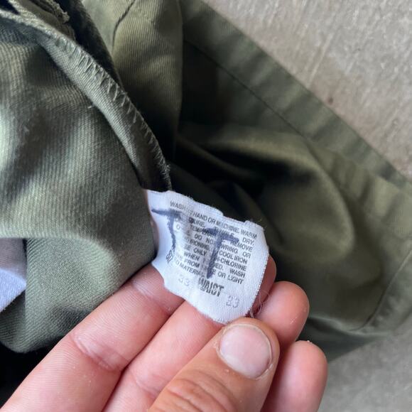 Vintage Boy Scouts of America Cargo Shorts Green Uniform Snap Pockets WAIST 33 - Picture 3 of 5